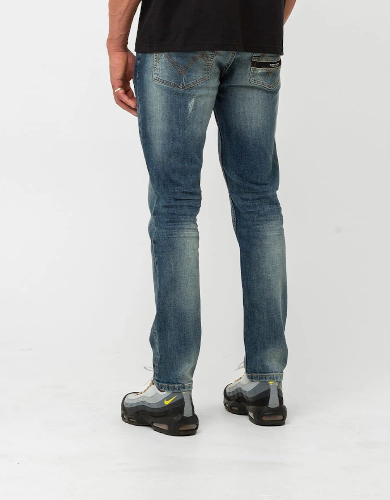 Artist Fit Slim Tappered Denim Jean - Vinted Wash