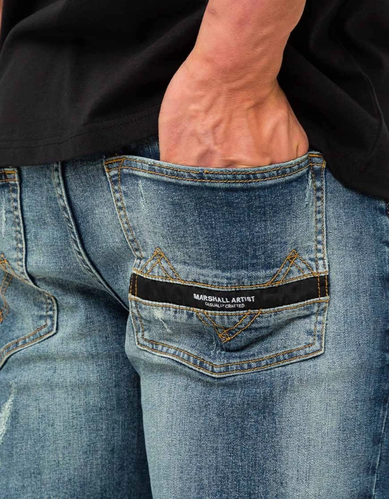 Artist Fit Slim Tappered Denim Jean - Vinted Wash