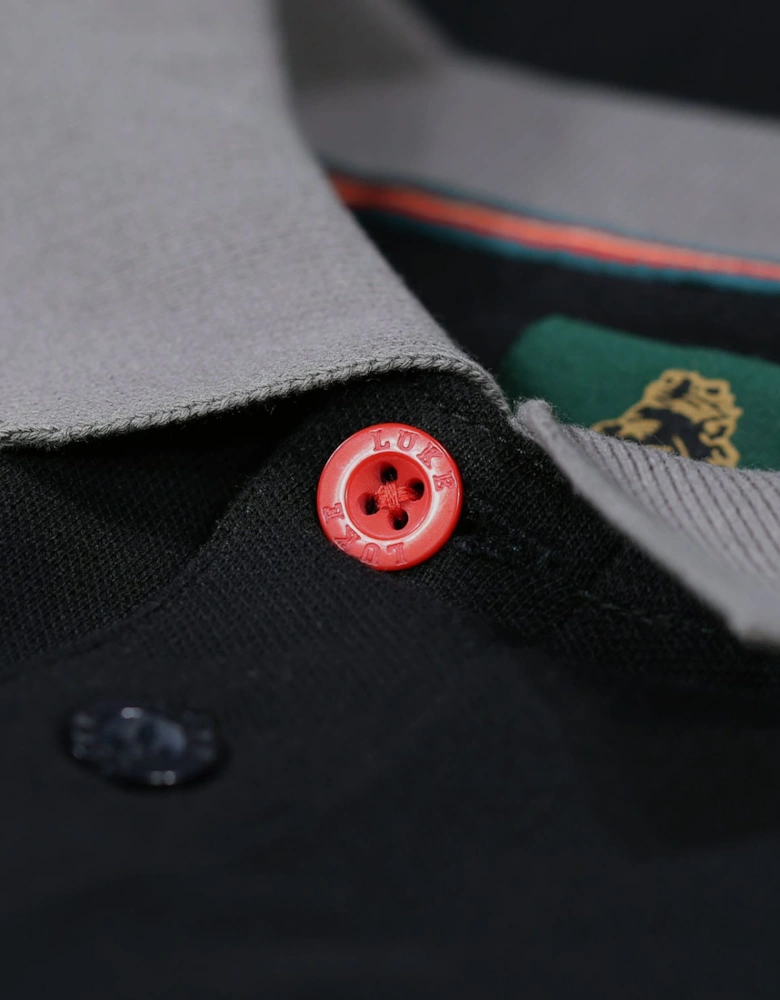 Cala Mayor Chevron Detail Polo Shirt