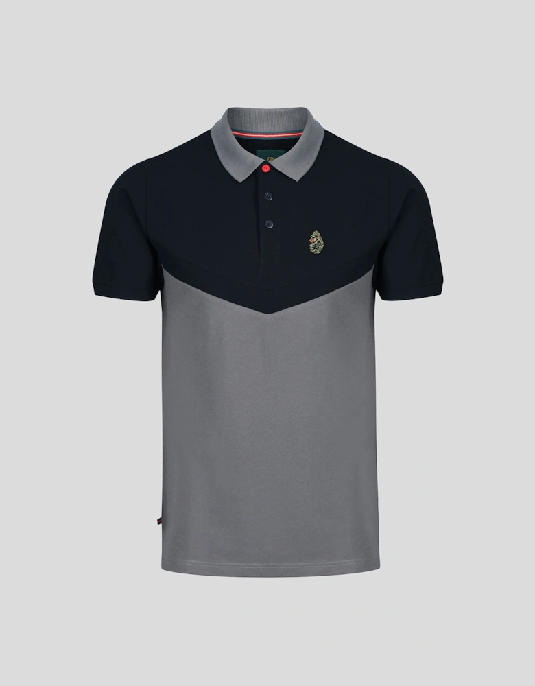 Cala Mayor Chevron Detail Polo Shirt