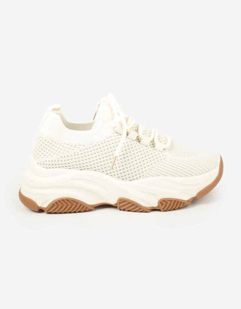 Mesh Knit Lace Up Trainers