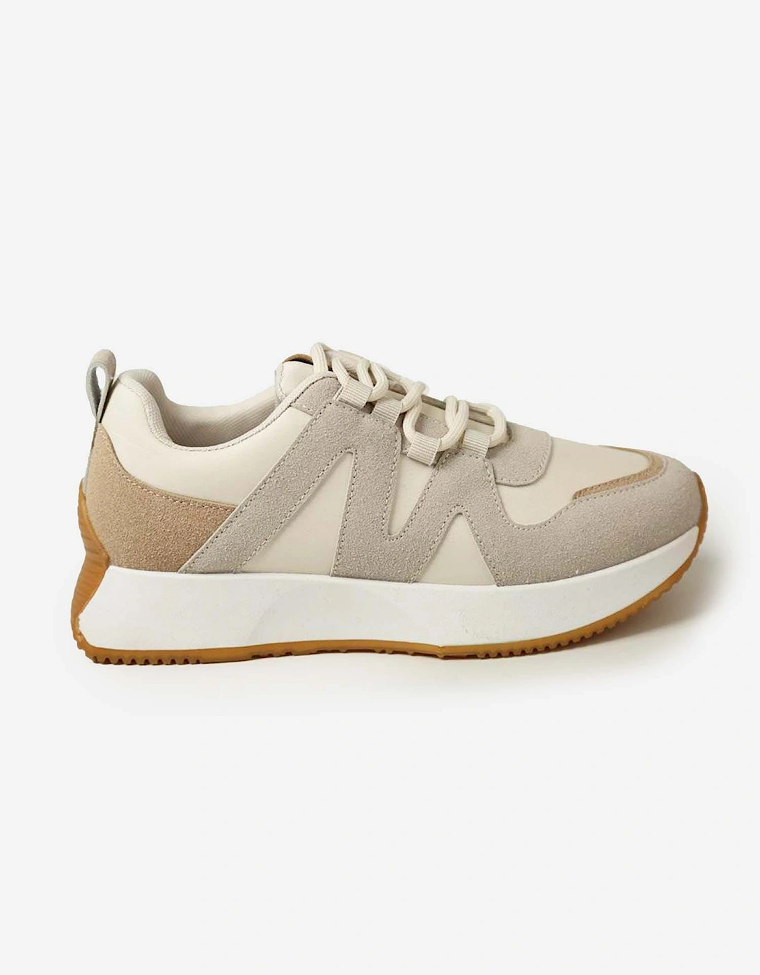 Suede Detail Runner Trainers, 2 of 1