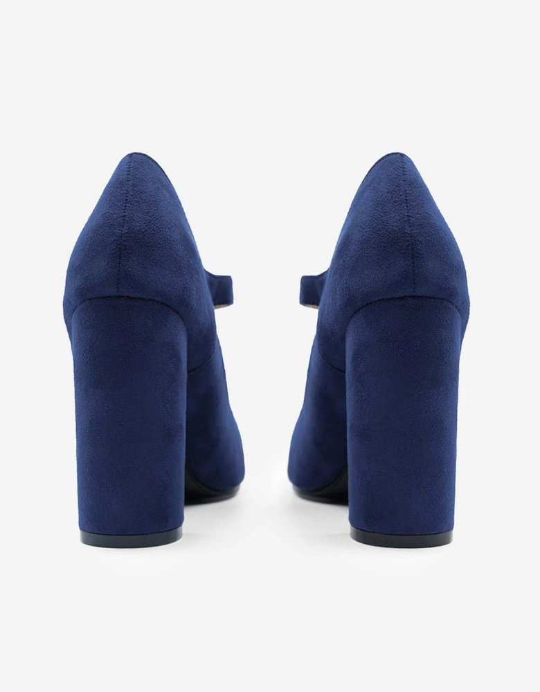 Block High Heel Pumps
