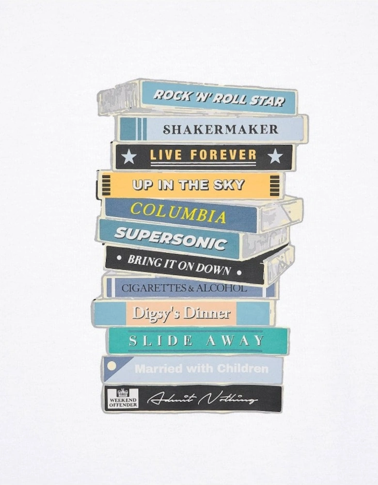 Definitely Maybe Cassettes T-Shirt White