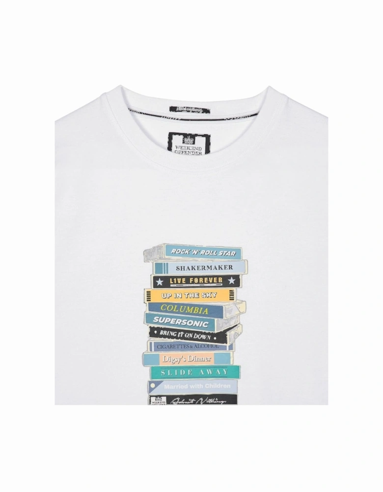 Definitely Maybe Cassettes T-Shirt White