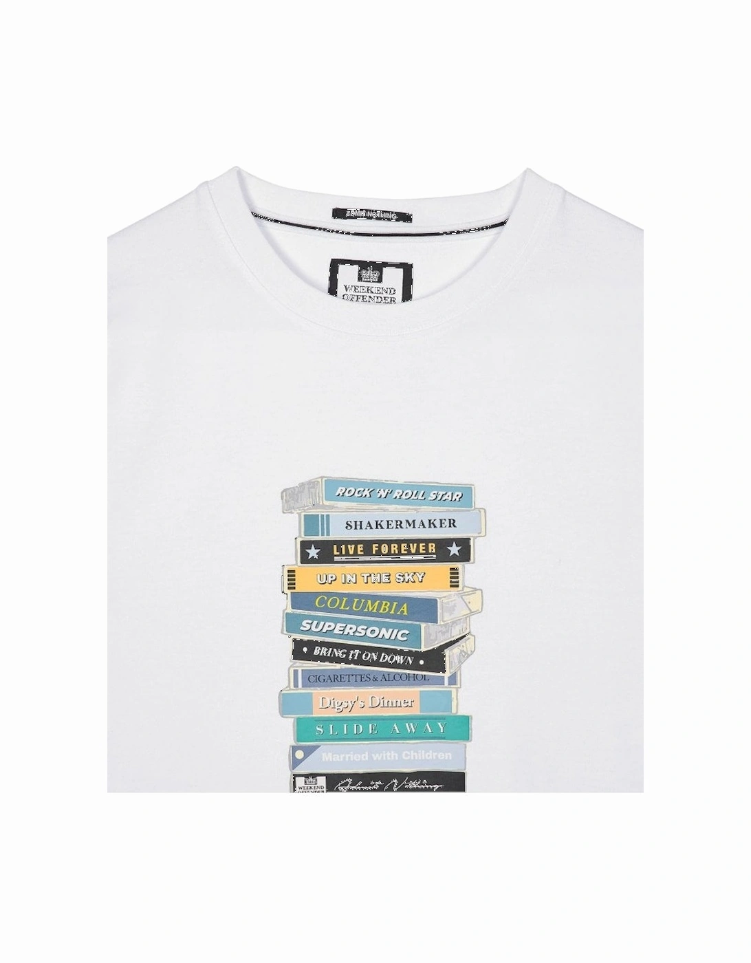 Definitely Maybe Cassettes T-Shirt White