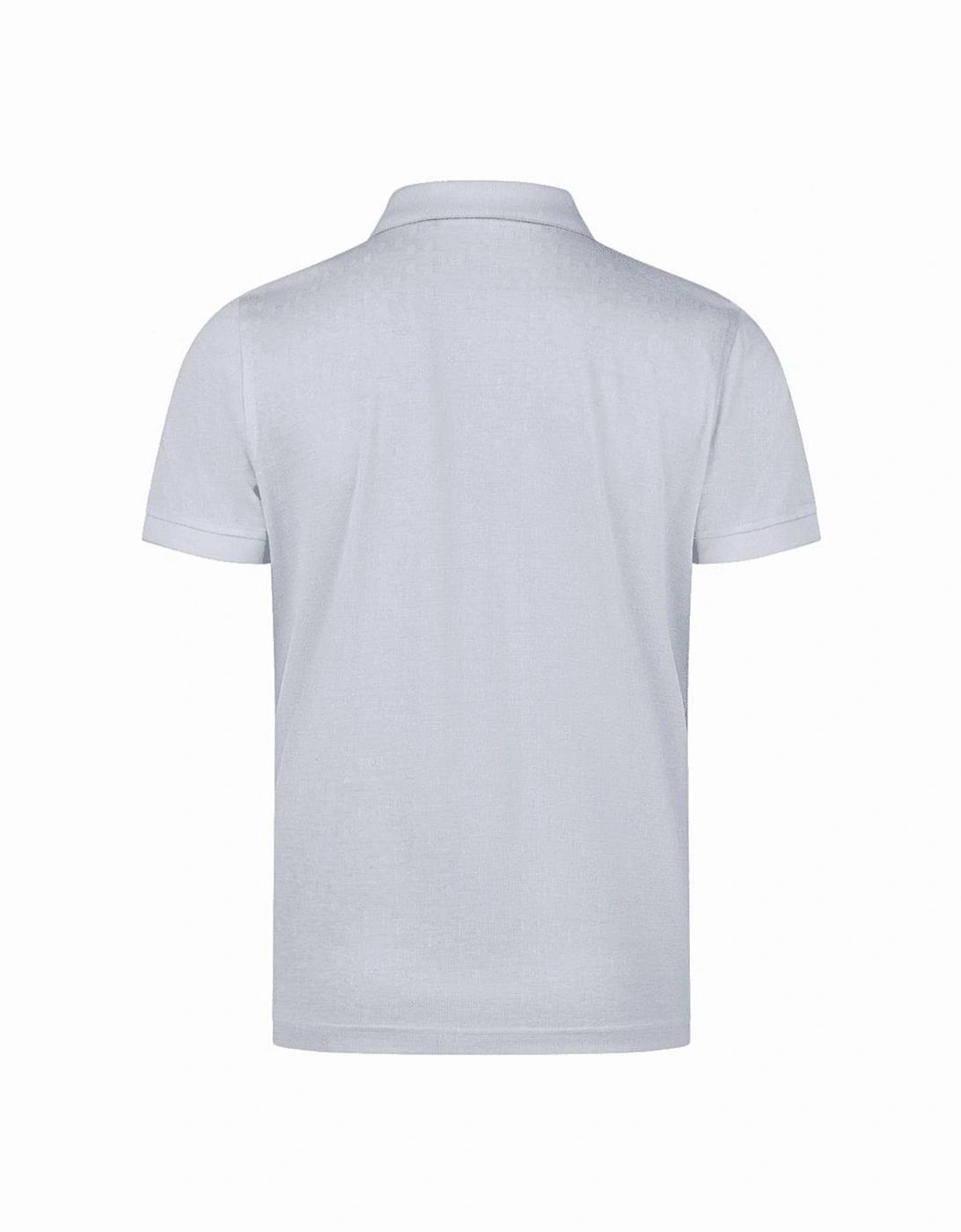 Cotton Monogram Logo Sky Blue Polo Shirt