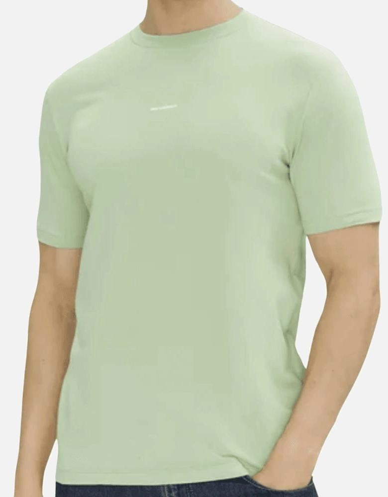 Cotton Stretch Mini Logo Green T-Shirt