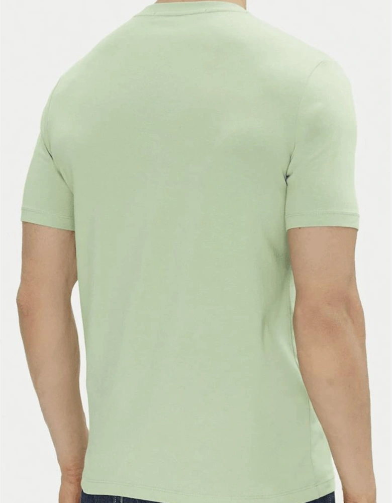Cotton Stretch Mini Logo Green T-Shirt