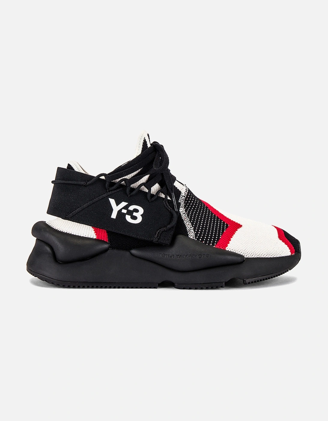 Y3 Kaiwa Knit - Off White, Black & Yohji Red, 4 of 3