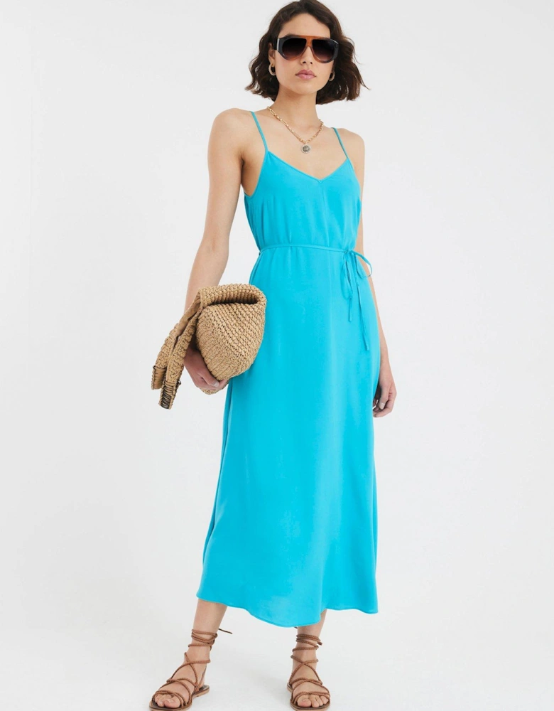 Sleeveless Maxi Dress - Blue