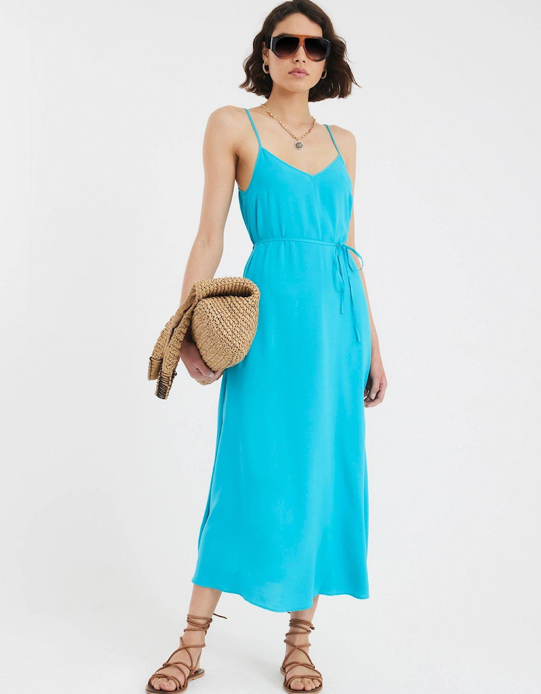 Sleeveless Maxi Dress - Blue, 2 of 1