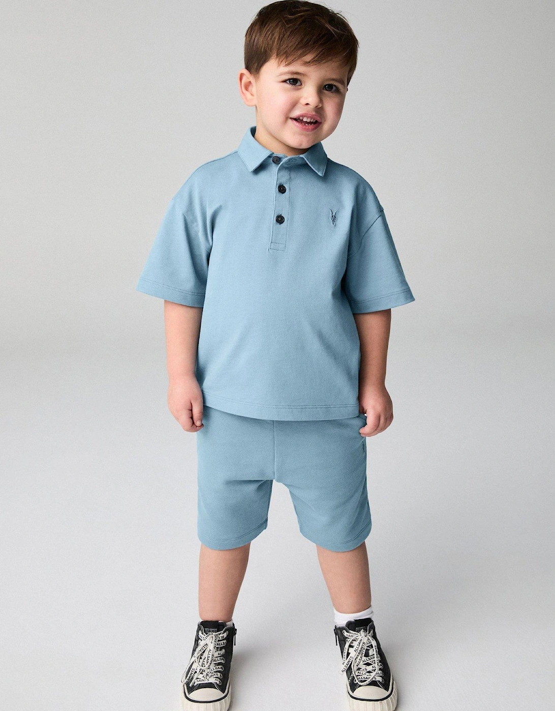 Baby Boys Top & Short Sets - Blue, 6 of 5