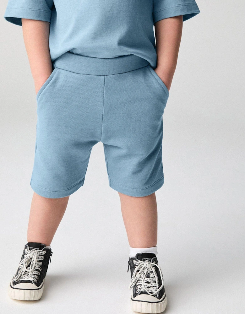 Baby Boys Top & Short Sets - Blue