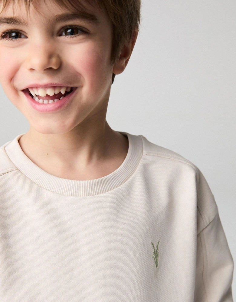 Baby Boys Sweat Top & Jogger Set - Beige