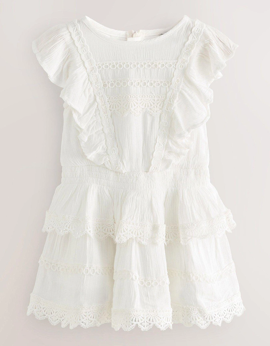 Baby Girls Dress - White, 6 of 5