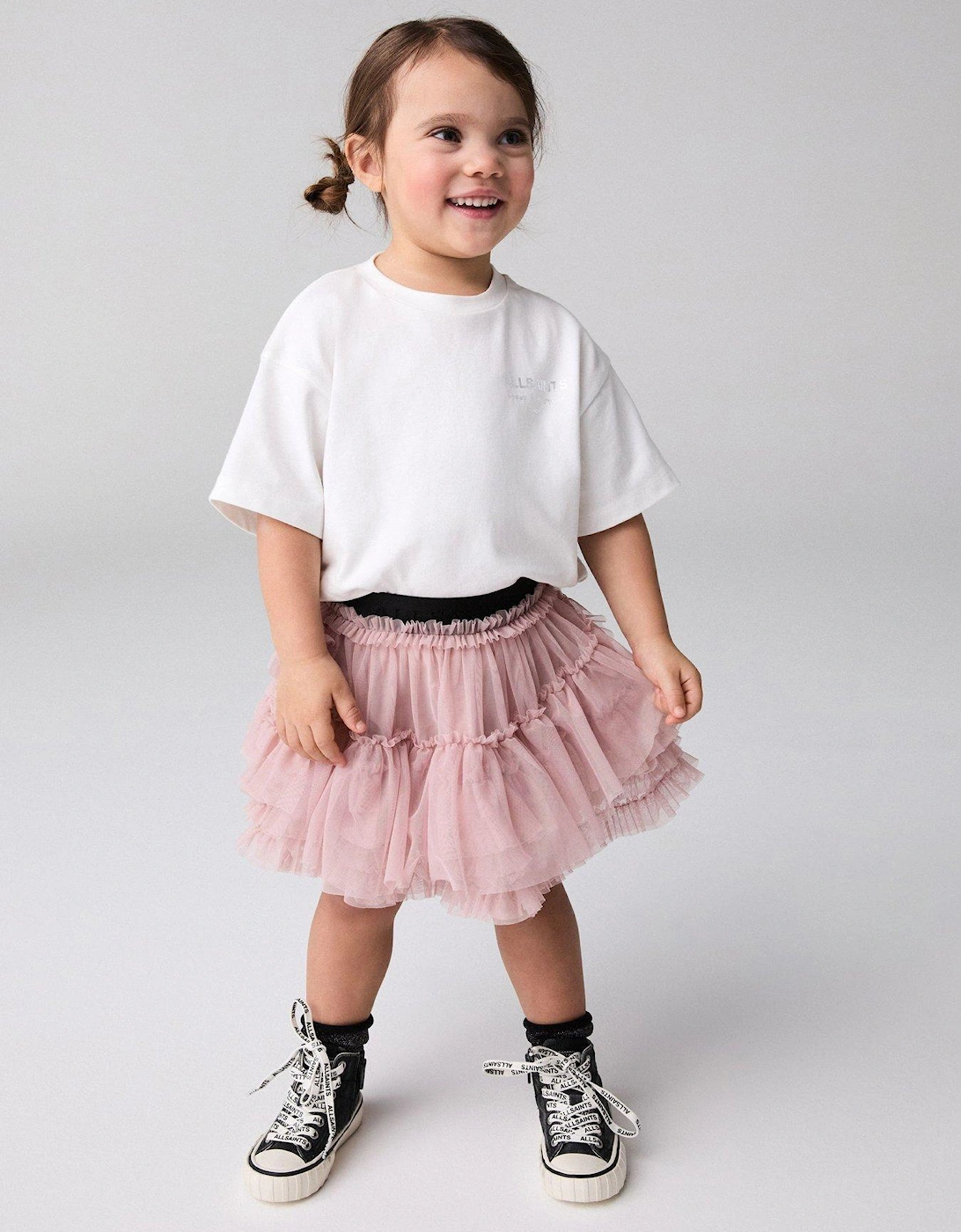 Baby Girls Mesh Skirt - Pink, 3 of 2