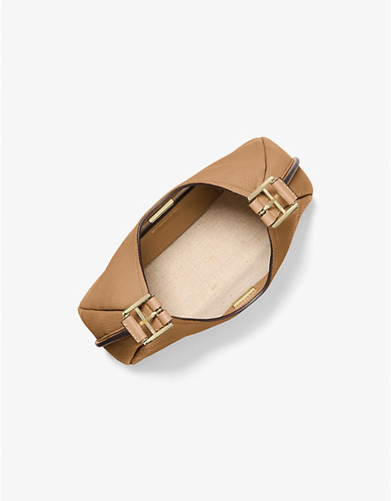 Nolita Small Pebbled Leather Hobo Shoulder Bag