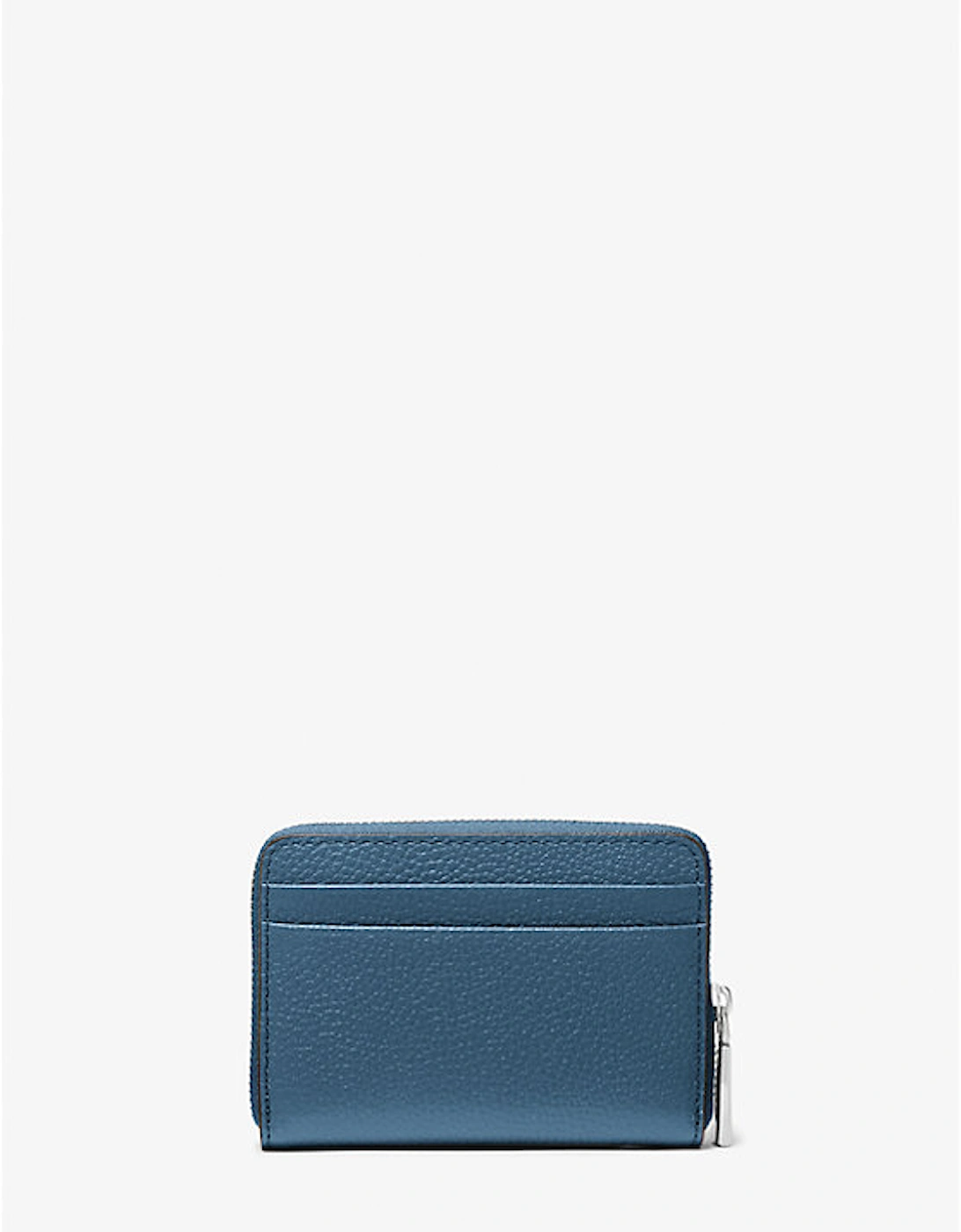 Jet Set Small Pebbled Leather Zip-Around Card Case