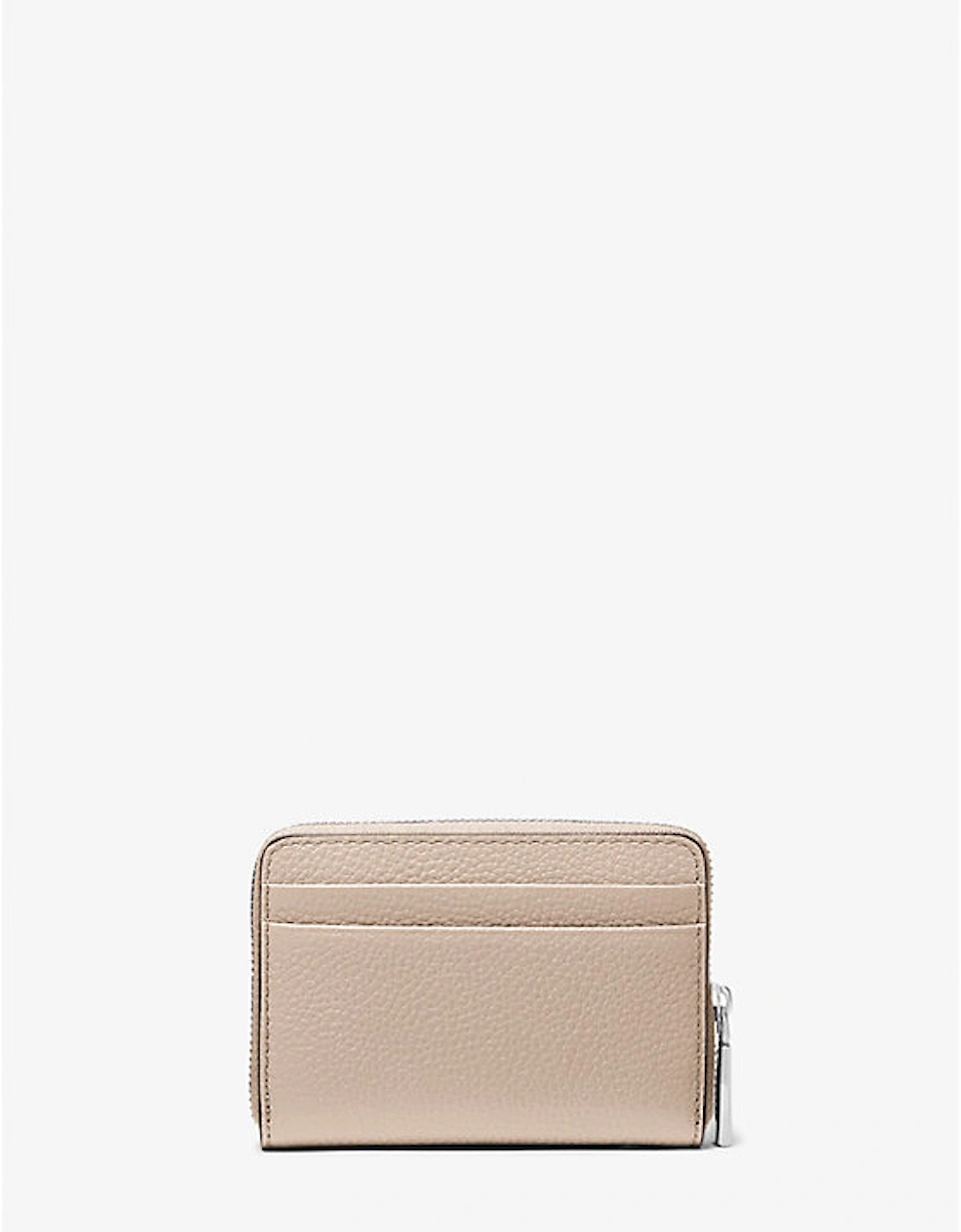 Jet Set Small Pebbled Leather Zip-Around Card Case