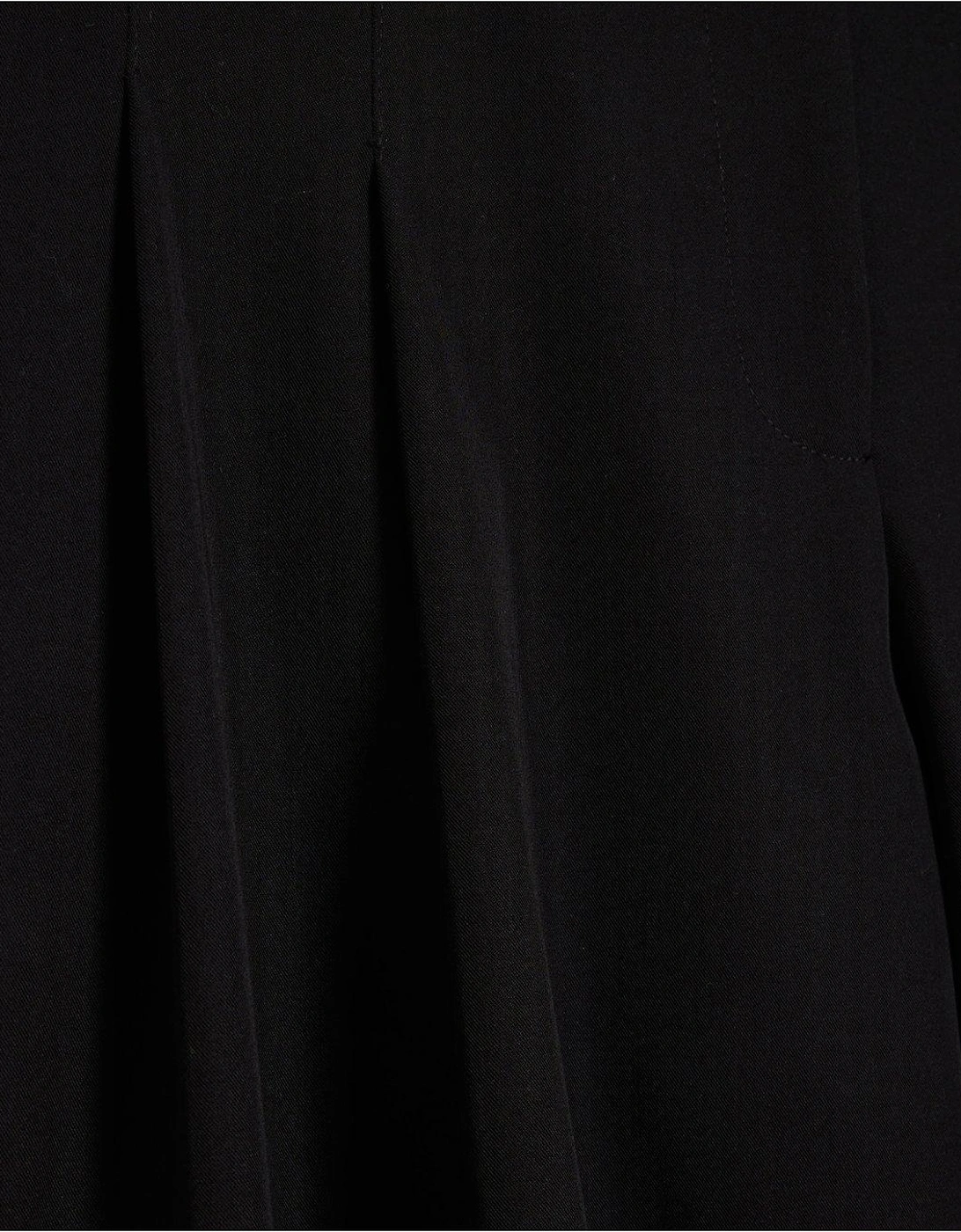 Easy Wide Leg Trousers - Black