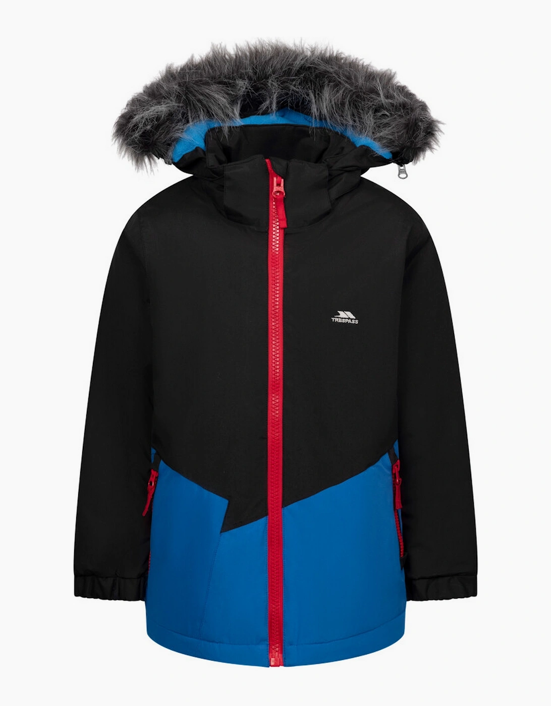 Trespass Boys Black Deen Raincoat - Size: 5 Years/6 Years Kids