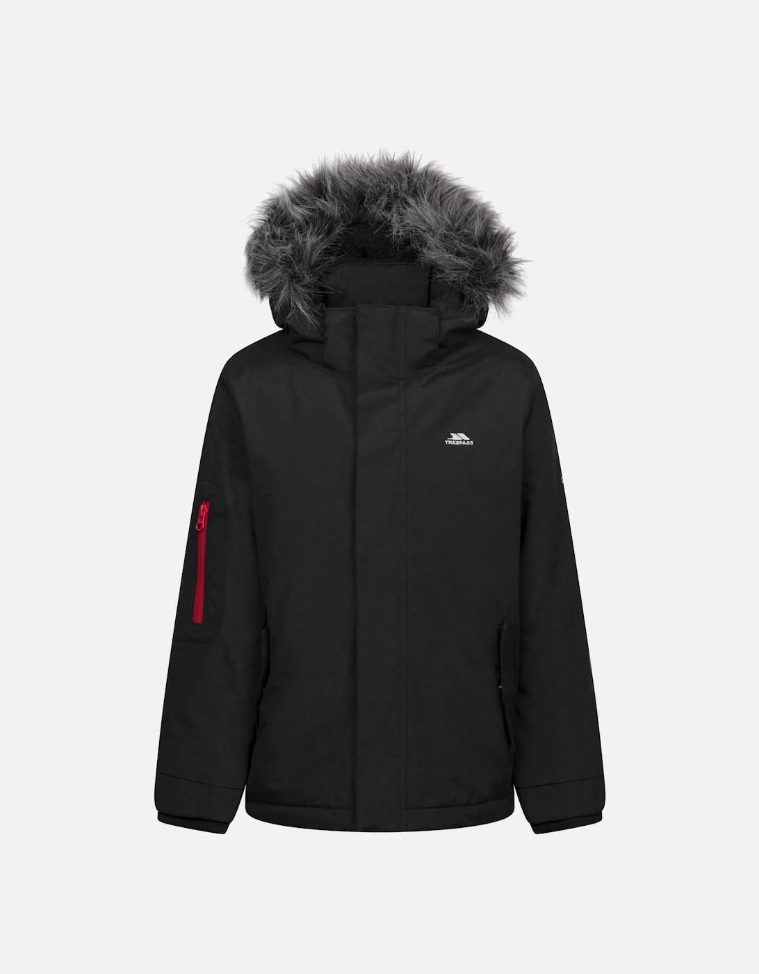 Boys Braddan Padded Raincoat, 4 of 3
