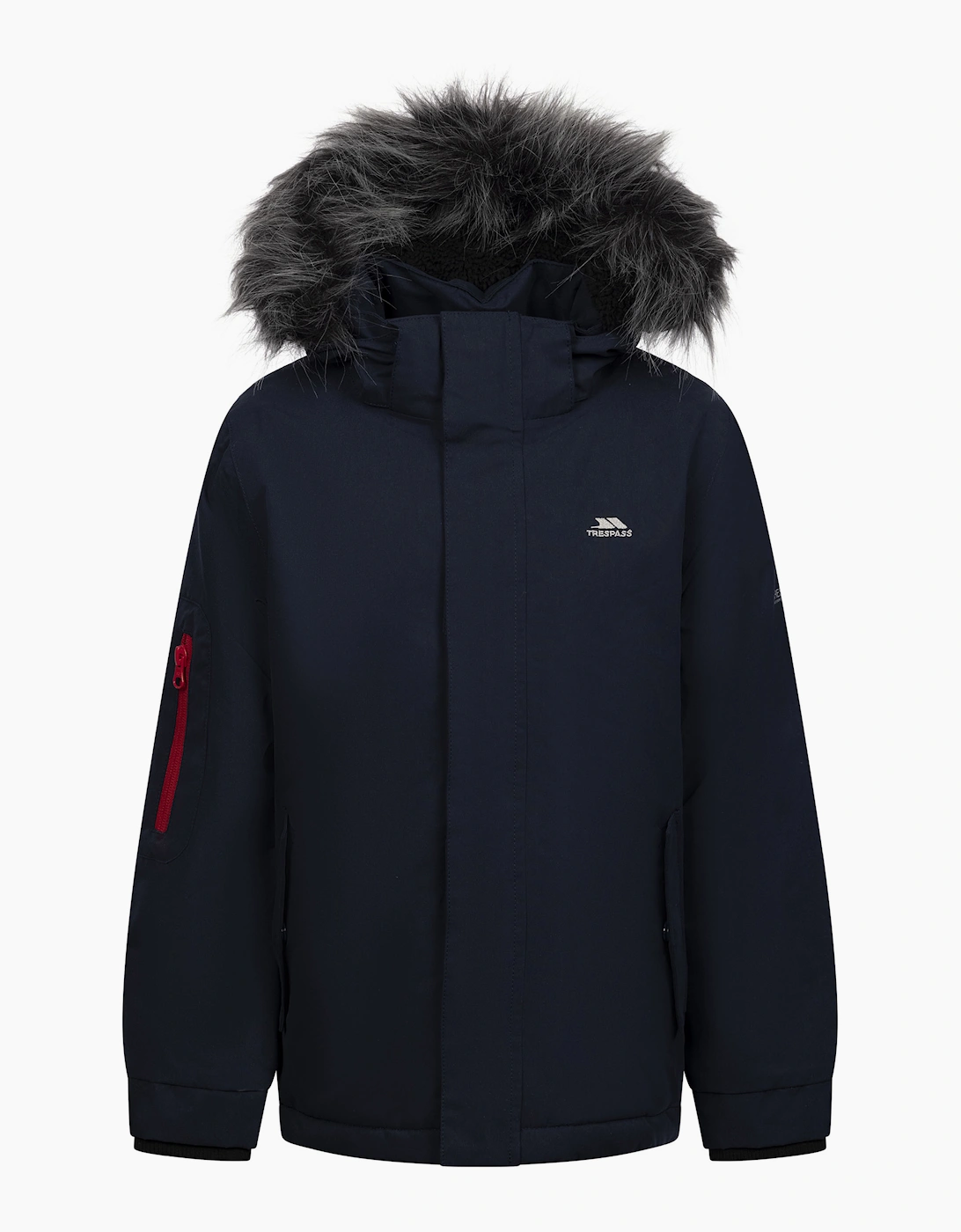 Trespass Boys Navy 'S Braddan Padded Raincoat - : 9 Years/10 Years Size 9-10 Years Kids