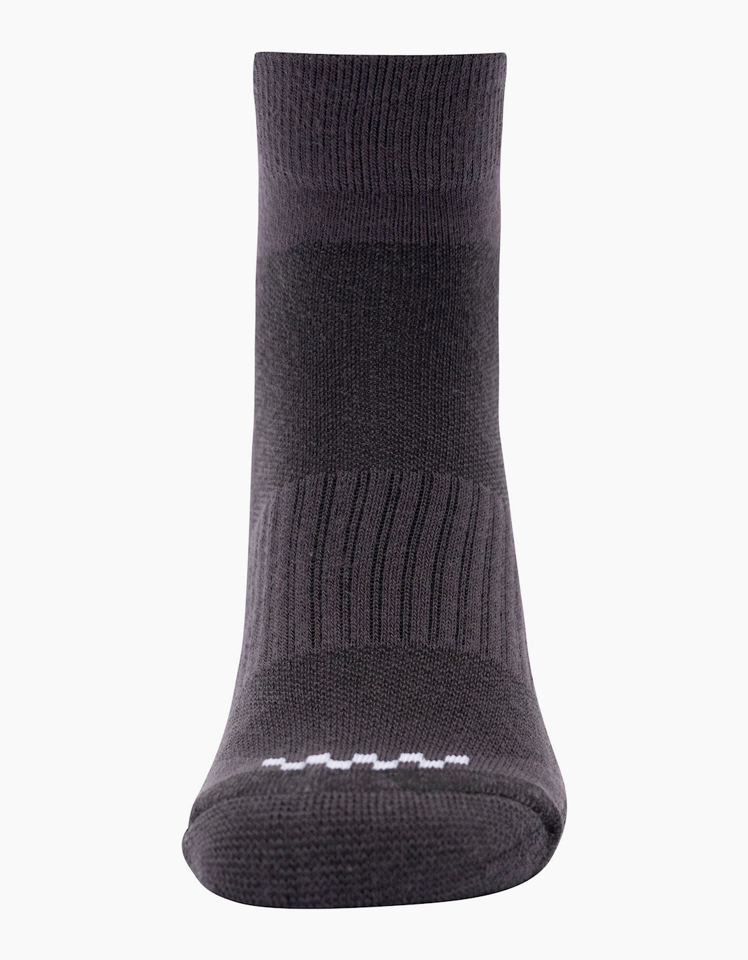 Trespass Women's Black Unisex Champ Sports Socks (Pack Of 2) - : 3/3.5/4/4.5/5/5.5/6 Size 3