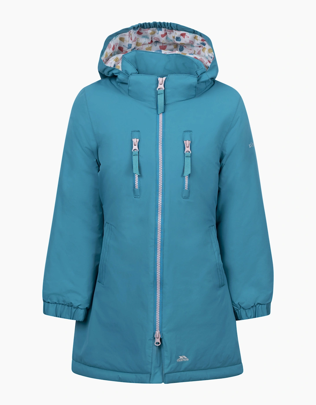 Trespass Girls Blue Marybank Raincoat - Size: 5 Years/6 Years Kids