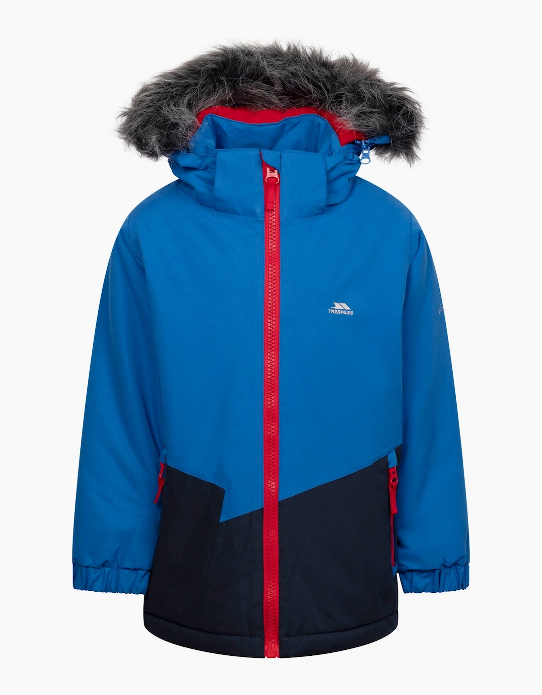 Trespass Boys Blue Deen Raincoat - Size: 5 Years/6 Years Kids