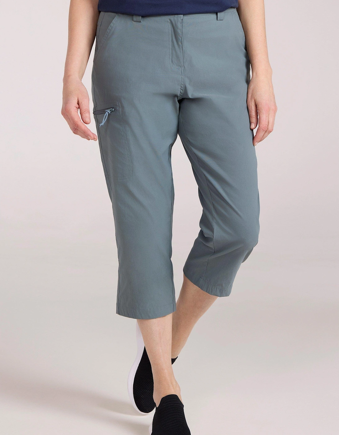 Womens/Ladies Hiker Stretch Capri, 2 of 1