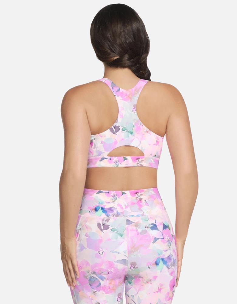 Skechers Womens/Ladies GoWalk Seascape Floral Zip Front Bra