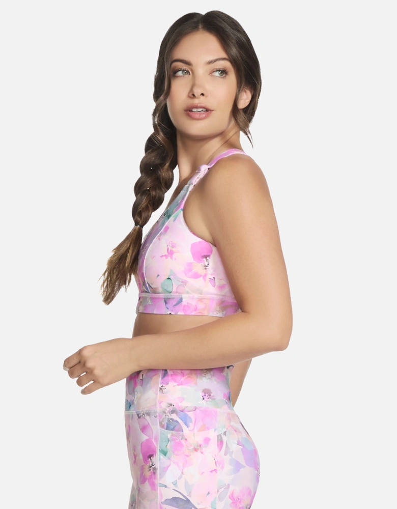 Skechers Womens/Ladies GoWalk Seascape Floral Zip Front Bra