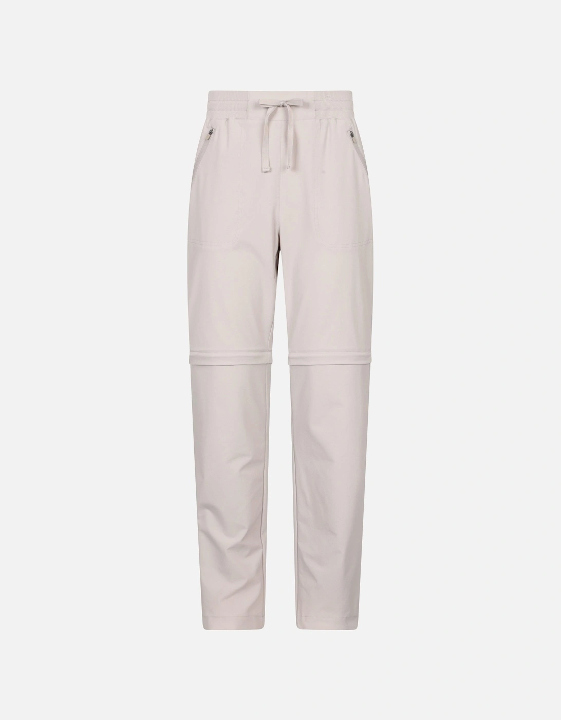 Mountain Warehouse Women's Cream / Explorer Zip-Off Trousers  Size 8 Uk