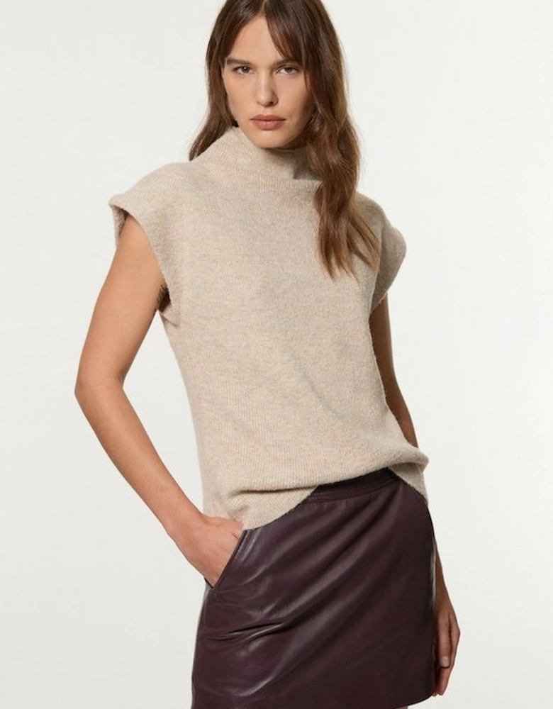 Leather Mini Skirt