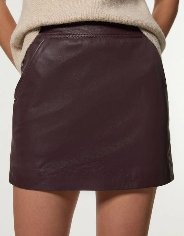 Leather Mini Skirt