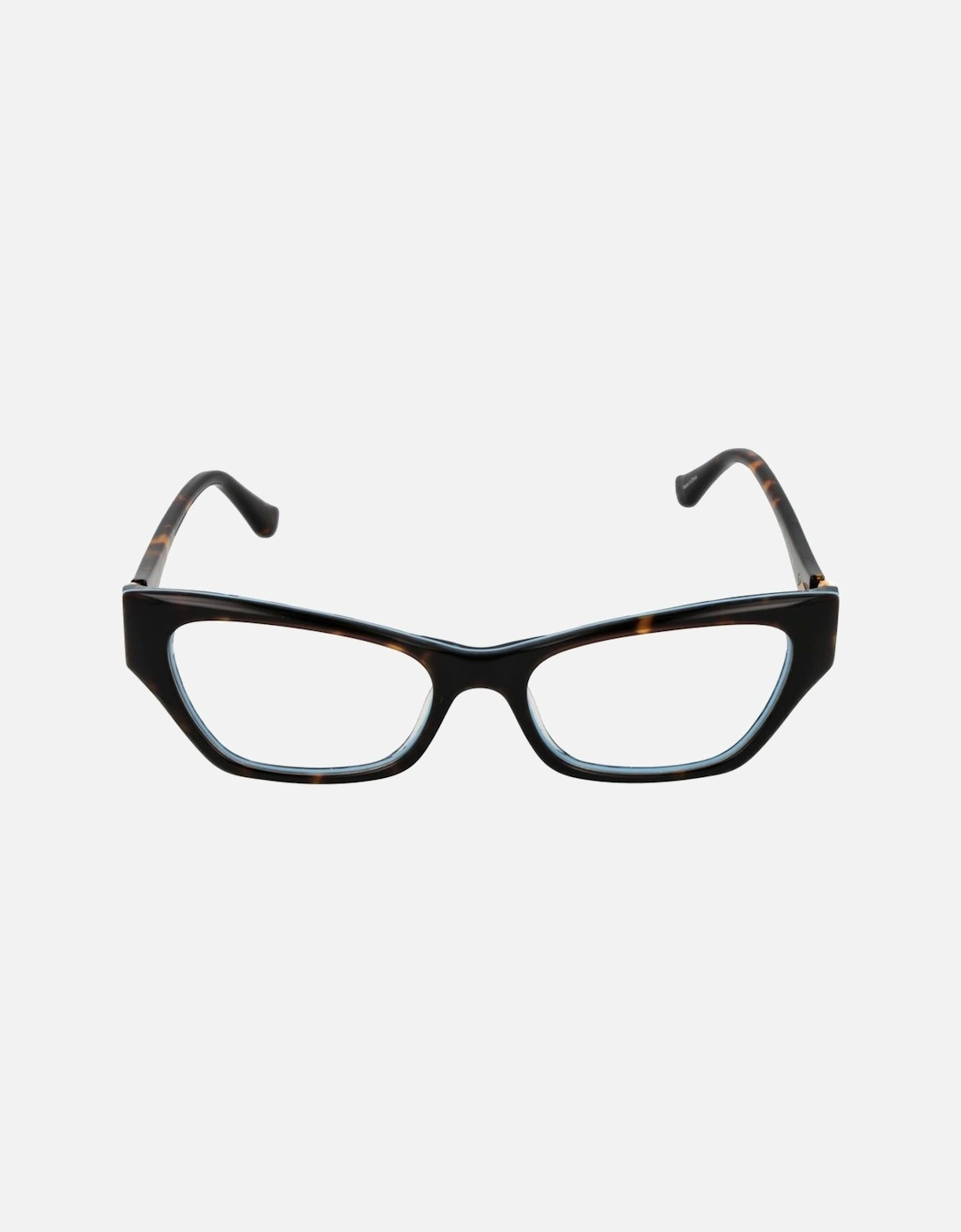 Cat Eye Full-Rim Sunglasses with Demo Lenses Women - Brown Frames