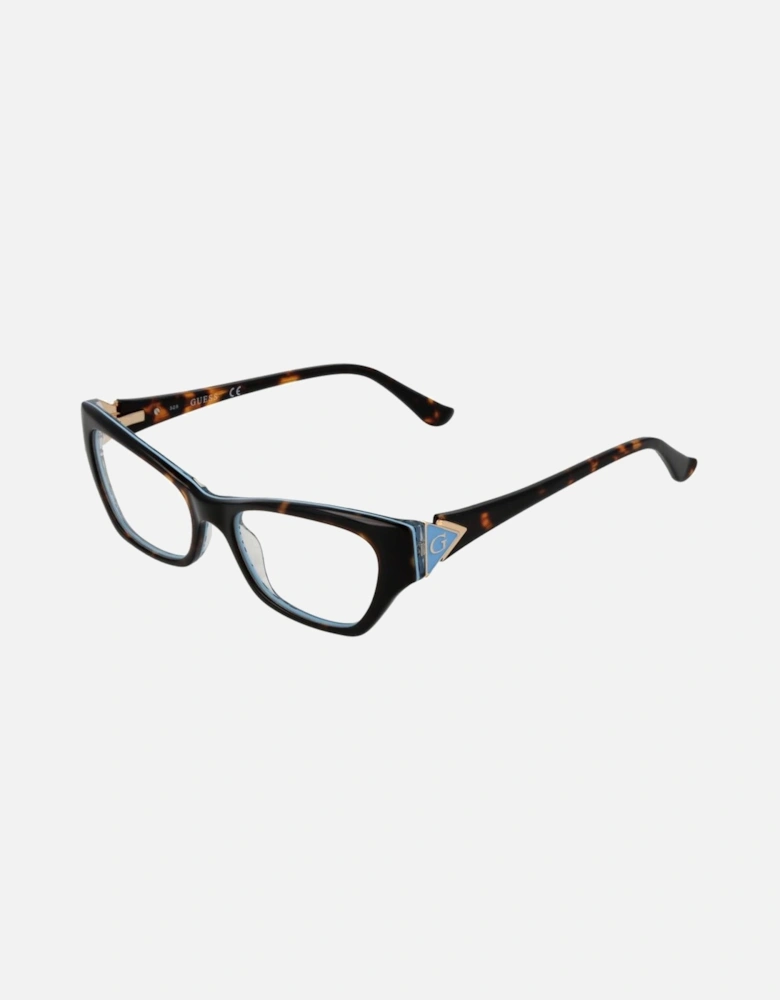 Cat Eye Full-Rim Sunglasses with Demo Lenses Women - Brown Frames