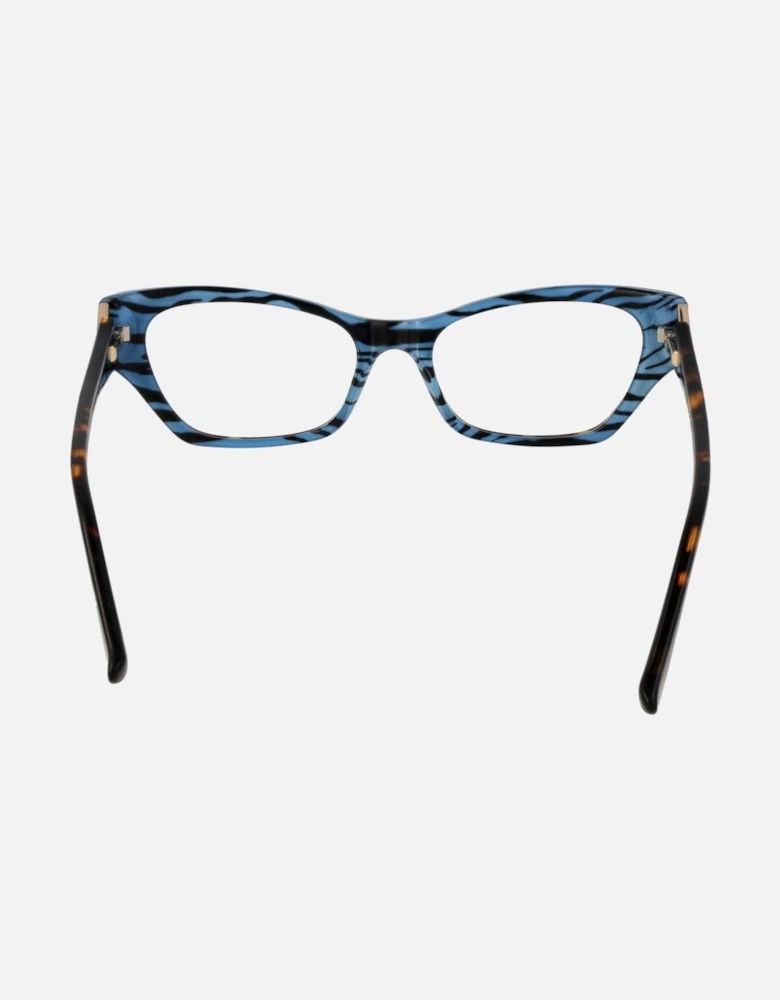 Cat Eye Full-Rim Sunglasses with Demo Lenses Women - Brown Frames