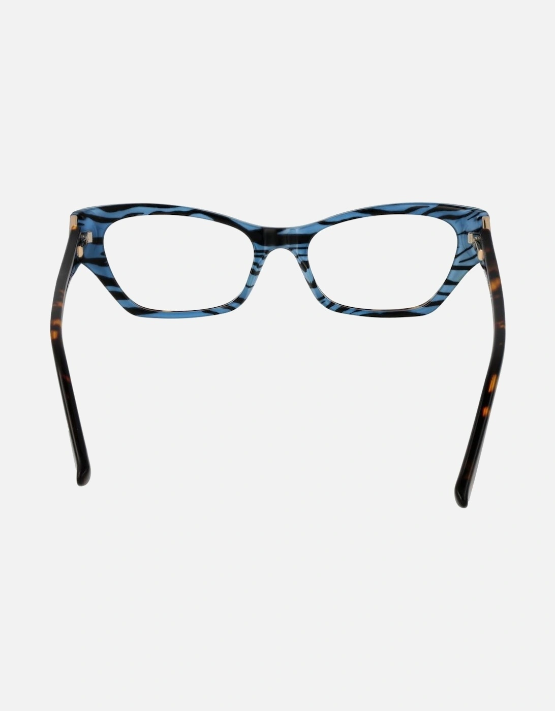 Cat Eye Full-Rim Sunglasses with Demo Lenses Women - Brown Frames