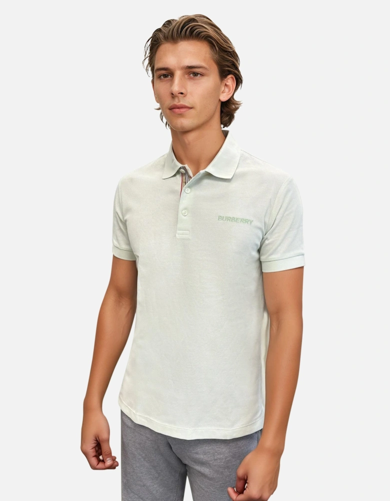 'Hartford' Signature Colour Placket Polo Pistachio