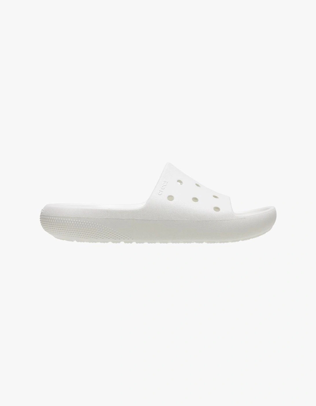 Women's Crocs 209401-100 CLASSIC SLIDE Unisex Sliders White - Size: MEN s uk 7 / women s uk 8