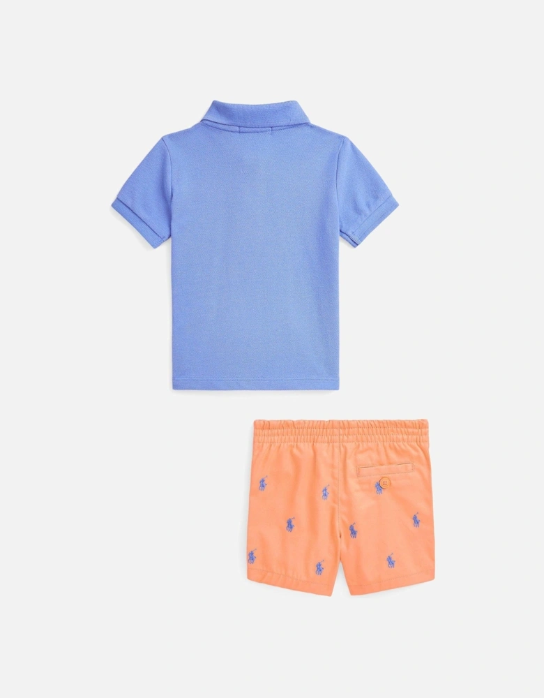 Baby Boys Shirt And Short Set - Multi