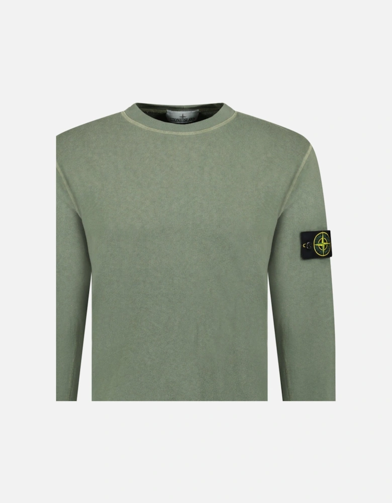 Old Effect Crewneck Sweatshirt Musk Green