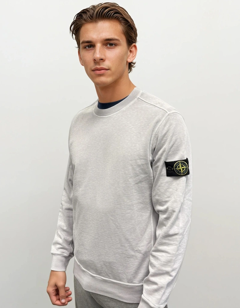 Old Effect Crewneck Sweatshirt Lilac
