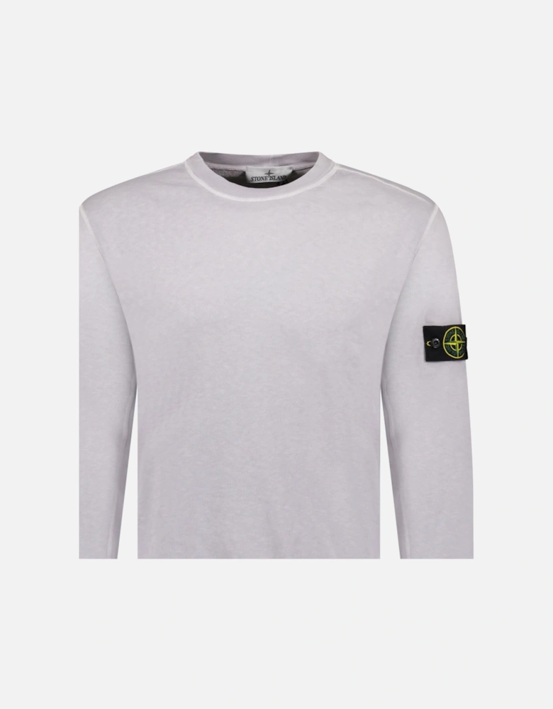 Old Effect Crewneck Sweatshirt Lilac
