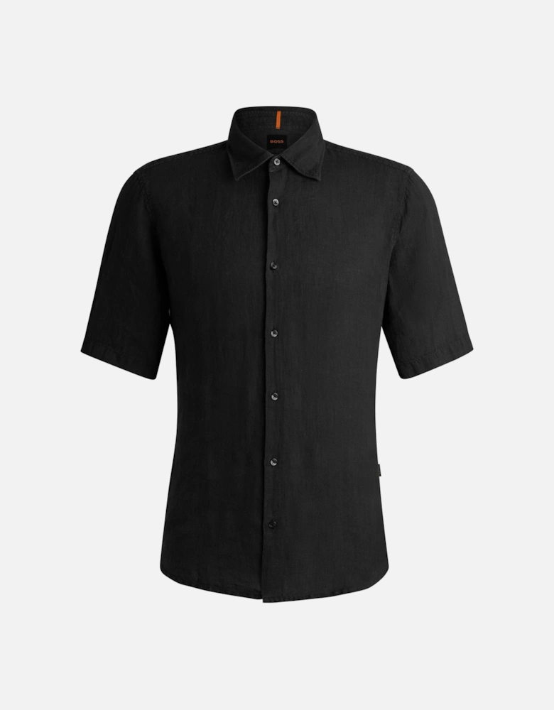 Boss Rash 2 Linen Short Sleeve Shirt