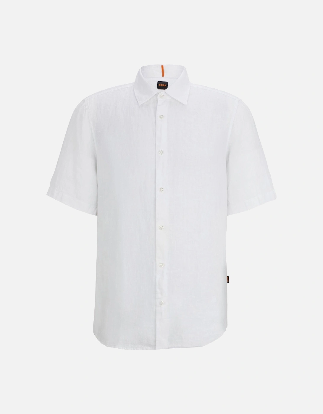 Boss Rash 2 Linen Short Sleeve Shirt, 4 of 3