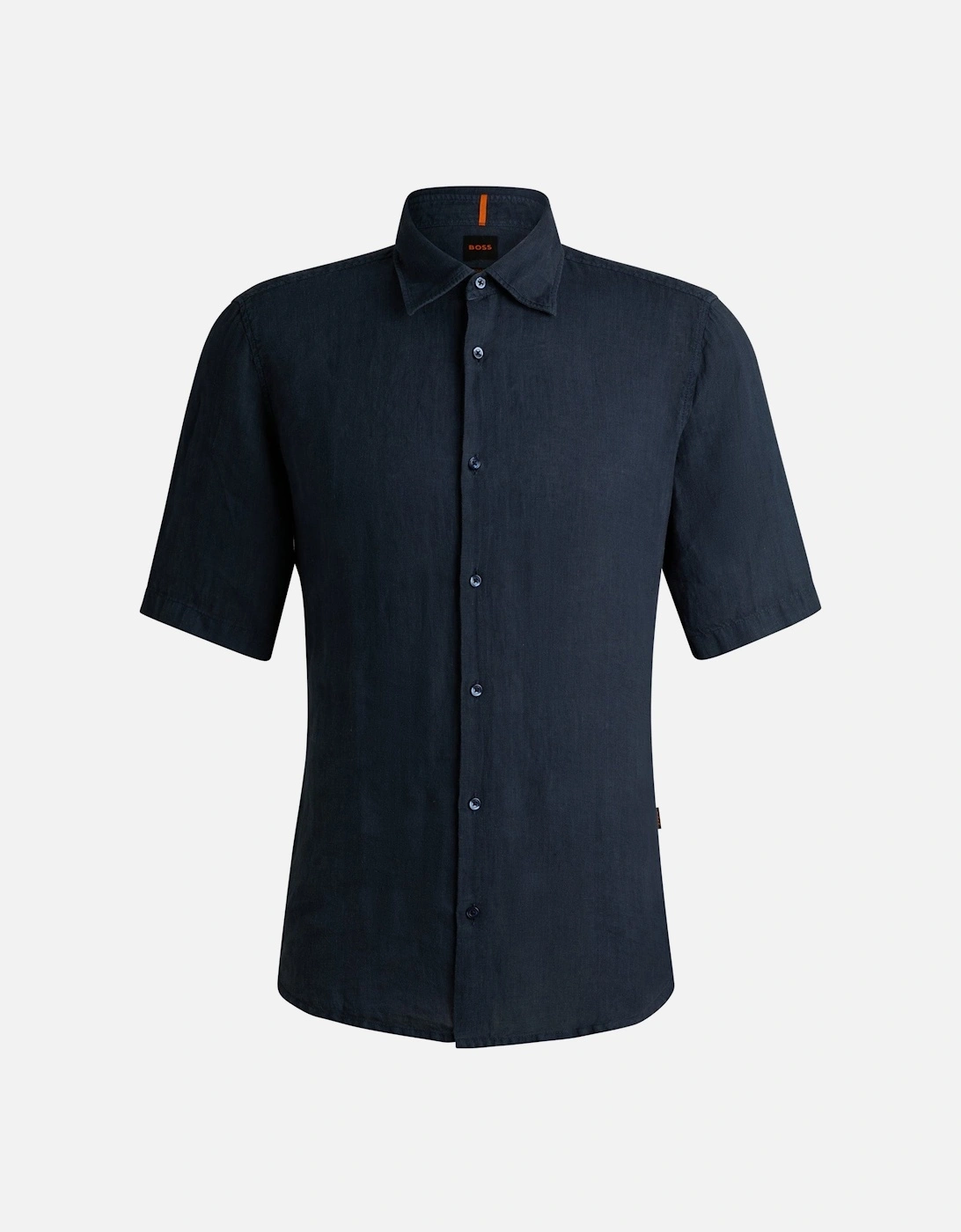 Boss Rash 2 Linen Short Sleeve Shirt, 4 of 3
